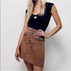 Free People Braided Waist Skirt